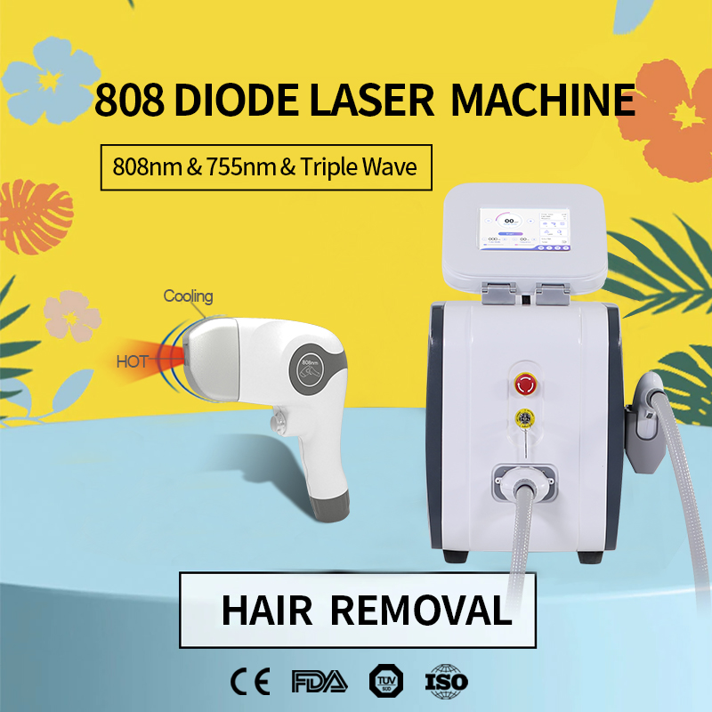 Профессиональная машина красоты 755nm/1064nm/808nm диодный лазер для удаления волос