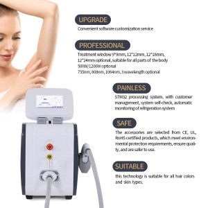 OEM Supply Lumenis Light Sheer - Best diode laser hair removal machine with TUV medical CE and FDA approval – KES
