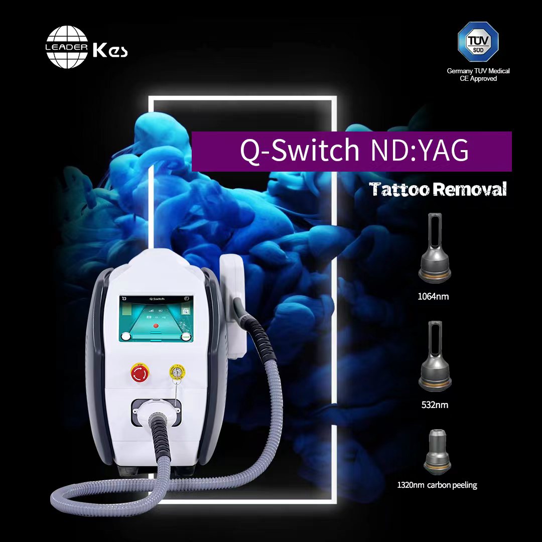 Q Switch ND-YAG laser tatoo removal machine