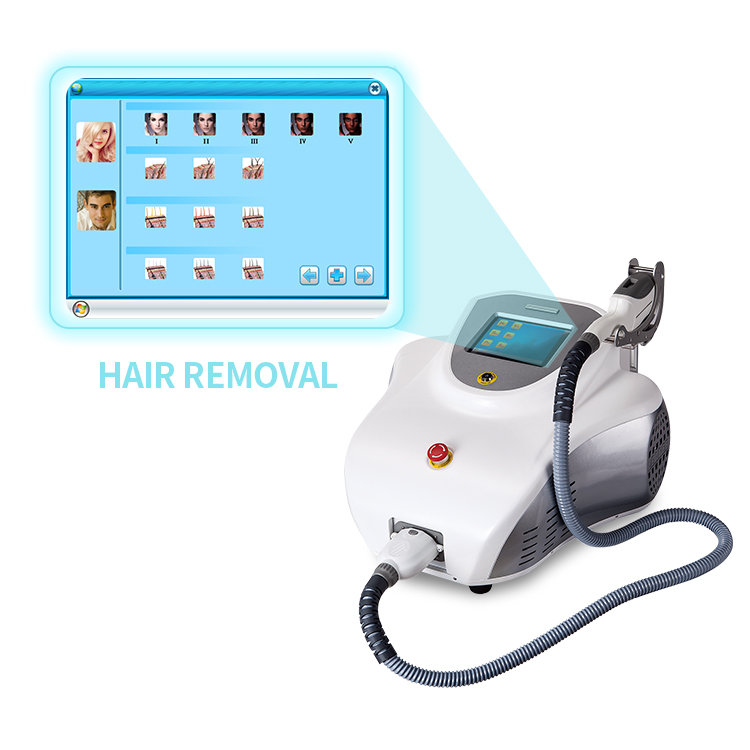 Professionell IPL Ice Cooling Snabb Smärtfri Permanent laser hårborttagning ipl lasermaskin