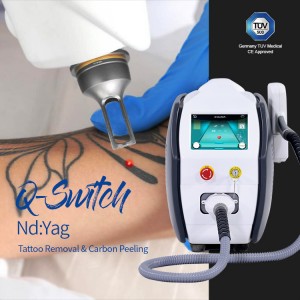 Q switched nd yag laser /tattoo removal beauty machine /laser tattoo removal