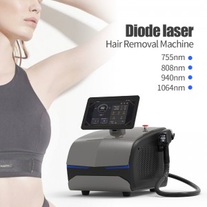 Portable 808m diode laser hair removal machine