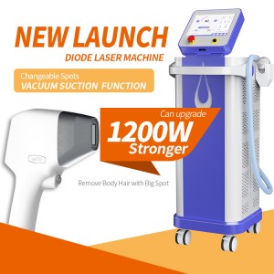 1200W 808 Diode Laser Permanent Hair Removal Machine