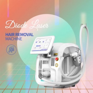 Diode Laser ICE Triple longueur d'onde 755nm 808nm 1064nm Diode Laser Hair Removal Machine
