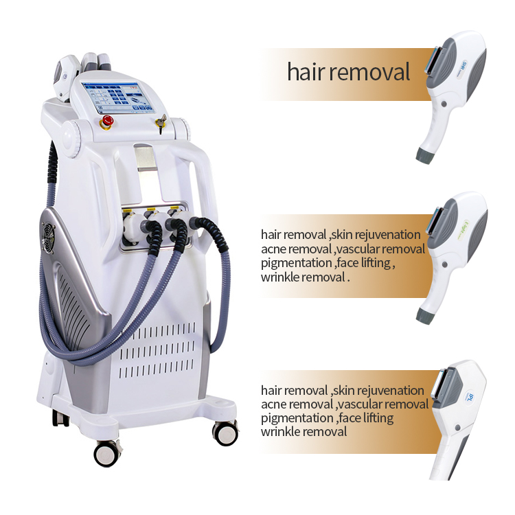 Elight ipl opt diode laser super echipament RF pentru îndepărtarea părului